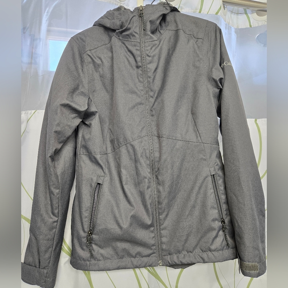 Columbia Womens Rainie Fall Jacket , Charcoal XS